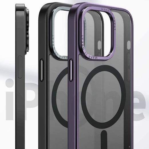 Чехол Momax Hybrid Magnetic Protective Purple для iPhone 14 Pro (CPAP22MU)