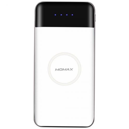  Повербанк MOMAX iPower Air Wireless Charging Pad + Power Bank 10000mAh White