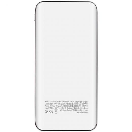  Повербанк MOMAX iPower Air Wireless Charging Pad + Power Bank 10000mAh White