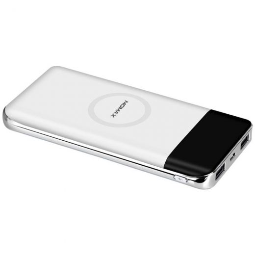  Повербанк MOMAX iPower Air Wireless Charging Pad + Power Bank 10000mAh White