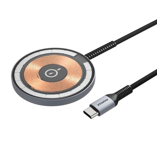 Бездротова зарядка Momax Q.Mag Magnetic Wireless Charger 15W (UD21E)