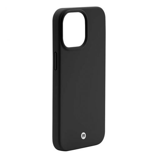 Силіконовий чохол Momax Silicone Case Magnetic Protective Case Black with MagSafe для iPhone 13 Pro Max