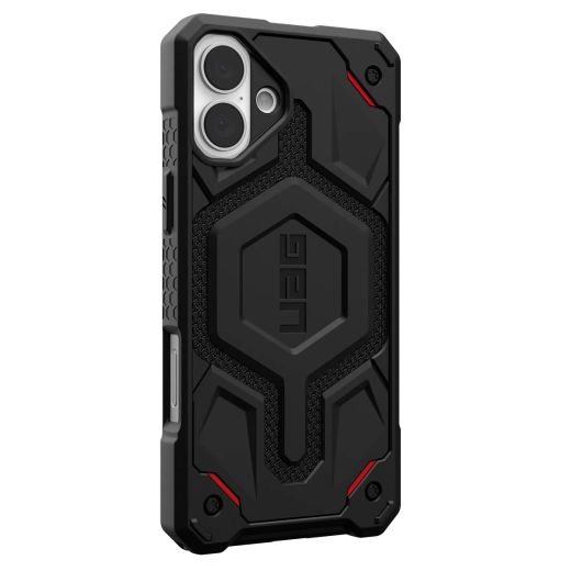 Противоударный чехол UAG Monarch Pro Magsafe Kevlar Black для iPhone 16 (114458113940)