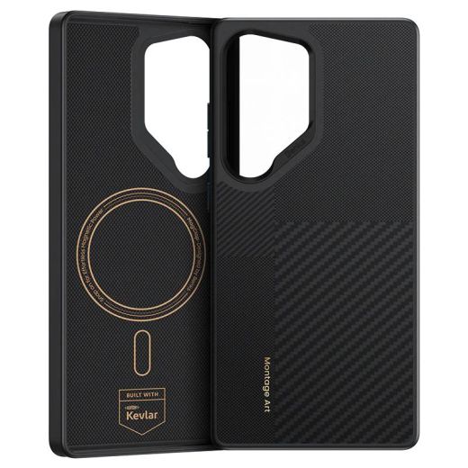 Карбоновый чехол Benks Montage ArmorPro Case Built with Kevlar для Samsung Galaxy S25 Ultra