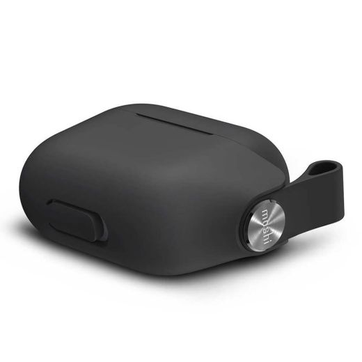 Чехол Moshi Pebbo Shadow Black для AirPods 3 (99MO123033)