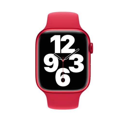 Оригінальний ремінець Apple Sport Band Size M/L (PRODUCT)Red для Apple Watch 42mm | 41mm | 40mm (MP713)