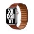 Оригінальний ремінець Apple Leather Link Size M | L Umber для Apple Watch 42mm | 41mm | 40mm | 38mm (MP823)