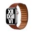 Оригинальный ремешок Apple Leather Link Size S | M Umber для Apple Watch 49mm | 45mm | 44mm | 42mm (MP853)