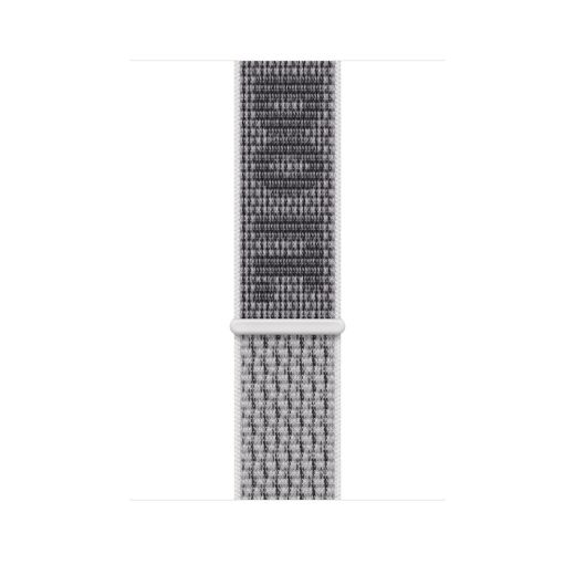 Оригинальный ремешок Apple Nike Sport Loop Summit White/Black для Apple Watch 49mm | 45mm | 44mm | 42mm (MPJ03)