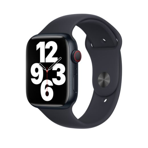 Оригинальный ремешок Apple Sport Band Size S/M Midnight для Apple Watch 49mm | 45mm | 44mm (MPLT3)