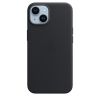 Чехол CasePro Leather Case with MagSafe Midnight для iPhone 14