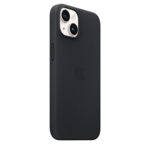 Чехол CasePro Leather Case with MagSafe Midnight для iPhone 14