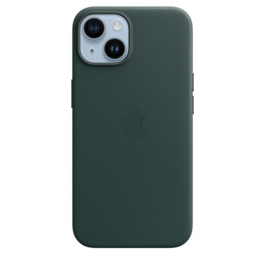 Чехол CasePro Leather Case with MagSafe Forest Green для iPhone 14