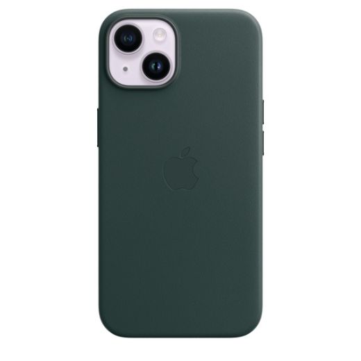 Чохол CasePro Leather Case with MagSafe Forest Green для iPhone 14