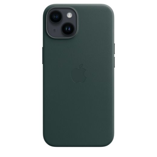 Чехол CasePro Leather Case with MagSafe Forest Green для iPhone 14 Plus