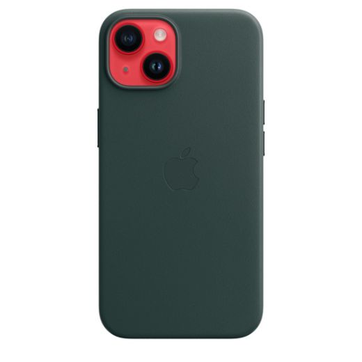 Чохол CasePro Leather Case with MagSafe Forest Green для iPhone 14