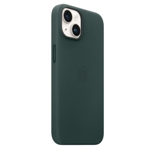 Чехол CasePro Leather Case with MagSafe Forest Green для iPhone 14