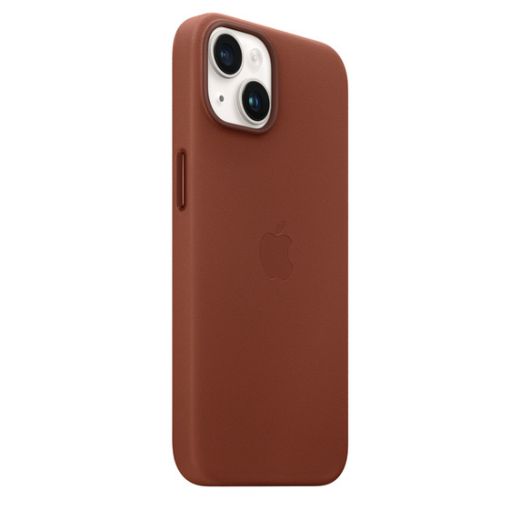 Чохол CasePro Leather Case with MagSafe Umber для iPhone 14