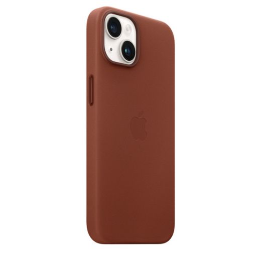 Чехол CasePro Leather Case with MagSafe Umber для iPhone 14 Plus
