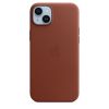 Оригінальний шкіряний чохол Apple Leather Case with MagSafe Umber для iPhone 14 Plus (MPPD3)