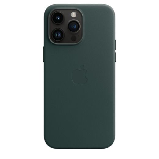 Чехол CasePro Leather Case with MagSafe Forest Green для iPhone 14 Pro Max