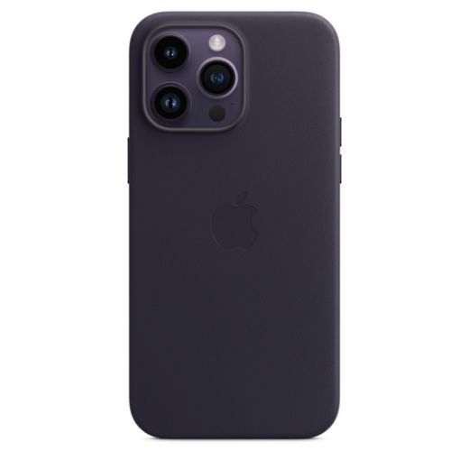 Оригінальний шкіряний чохол Apple Leather Case with MagSafe Ink для iPhone 14 Pro Max (MPPP3)