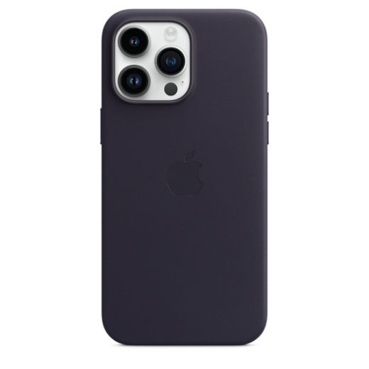 Оригинальный кожаный чехол Apple Leather Case with MagSafe Ink для iPhone 14 Pro Max (MPPP3)