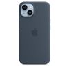 Силиконовый чехол CasePro Silicone Case Storm Blue для iPhone 14