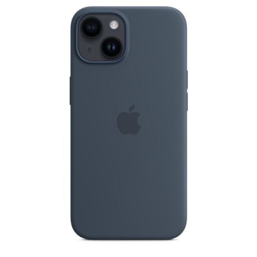 Силіконовий чохол CasePro Silicone Case Storm Blue для iPhone 14