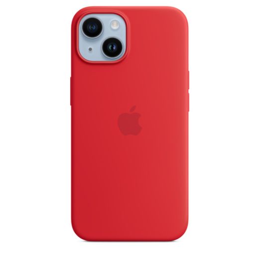 Силиконовый чехол CasePro Silicone Case (PRODUCT) Red для iPhone 14