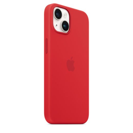 Оригинальный силиконовый чехол Apple Silicone Case with MagSafe (PRODUCT) Red для iPhone 14 (MPRW3)