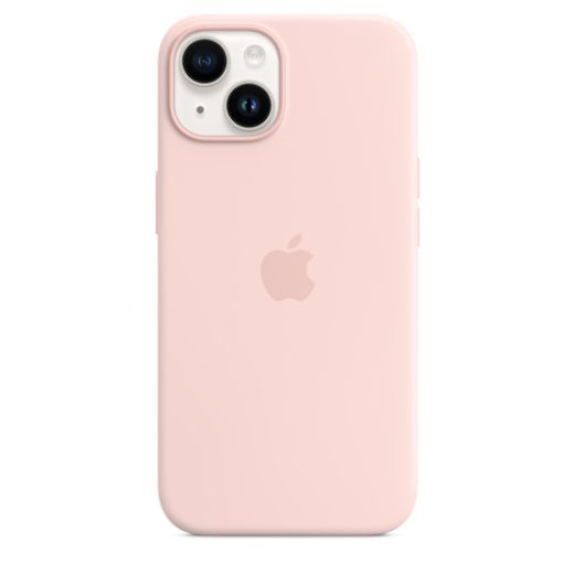 Силиконовый чехол CasePro Silicone Case Chalk Pink для iPhone 14