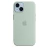 Оригинальный силиконовый чехол Apple Silicone Case with MagSafe Succulent для iPhone 14 (MPT13)