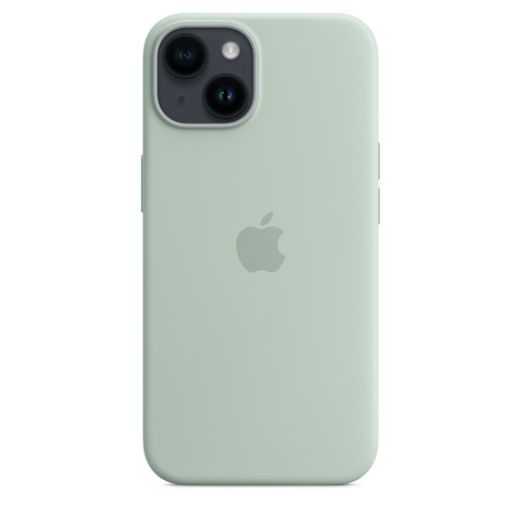 Силиконовый чехол CasePro Silicone Case with MagSafe Succulent для iPhone 14