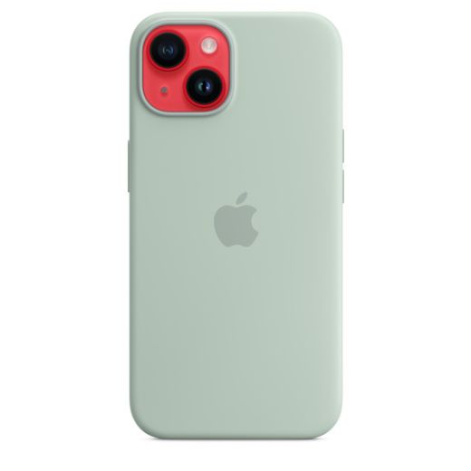 Силиконовый чехол CasePro Silicone Case with MagSafe Succulent для iPhone 14