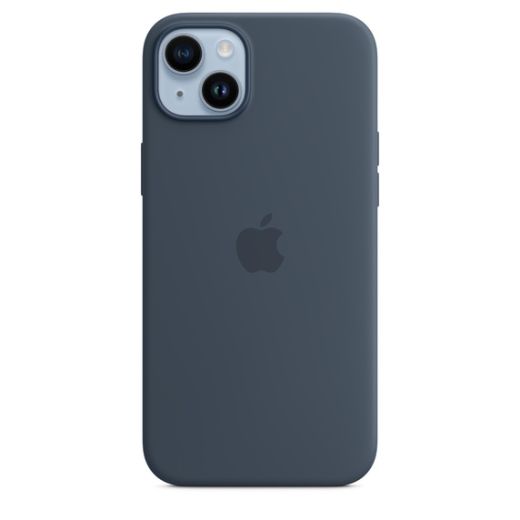 Силіконовий чохол CasePro Silicone Case with MagSafe Storm Blue для iPhone 14 Plus