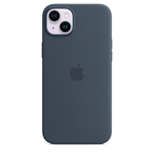 Силіконовий чохол CasePro Silicone Case with MagSafe Storm Blue для iPhone 14 Plus