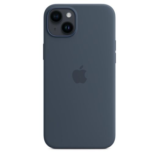 Силіконовий чохол CasePro Silicone Case with MagSafe Storm Blue для iPhone 14 Plus