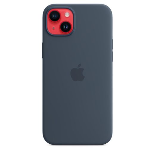 Силиконовый чехол CasePro Silicone Case with MagSafe Storm Blue для iPhone 14 Plus