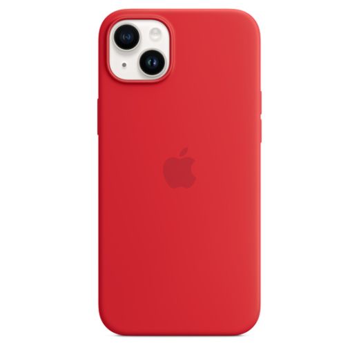 Силиконовый чехол CasePro Silicone Case with MagSafe (PRODUCT) Red для iPhone 14 Plus