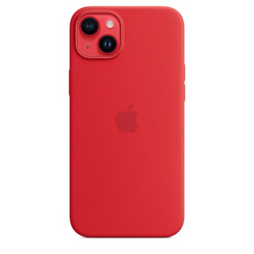 Силиконовый чехол CasePro Silicone Case with MagSafe (PRODUCT) Red для iPhone 14 Plus