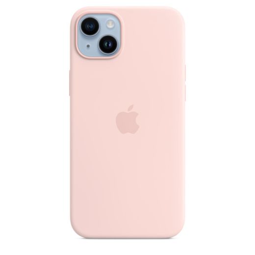 Силіконовий чохол CasePro Silicone Case with MagSafe Chalk Pink для iPhone 14 Plus