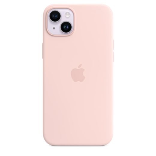 Силиконовый чехол CasePro Silicone Case Chalk Pink для iPhone 14 Plus