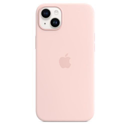 Силіконовий чохол CasePro Silicone Case with MagSafe Chalk Pink для iPhone 14 Plus