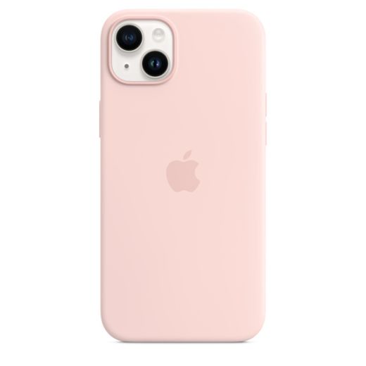 Силиконовый чехол CasePro Silicone Case Chalk Pink для iPhone 14 Plus
