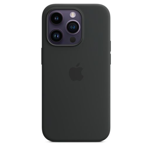 Оригінальний силіконовий чохол Apple Silicone Case with MagSafe Midnight для iPhone 14 Pro (MPTE3)