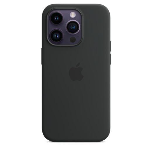 Силиконовый чехол CasePro Silicone Case with MagSafe Midnight для iPhone 14 Pro