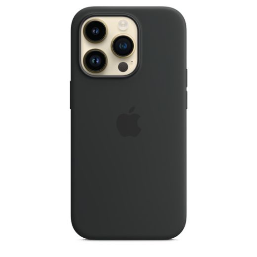 Оригінальний силіконовий чохол Apple Silicone Case with MagSafe Midnight для iPhone 14 Pro (MPTE3)