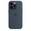 Силиконовый чехол CasePro Silicone Case Storm Blue для iPhone 14 Pro