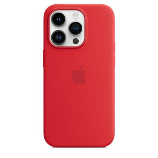 Силиконовый чехол CasePro Silicone Case with MagSafe (PRODUCT) Red для iPhone 14 Pro Max